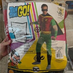 DC Comics Teen Titans Go! Robin Costume - Red, Green, Yellow